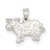 Sterling Silver Cow Charm hide-image