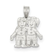 Sterling Silver Boy / Girl Charm hide-image