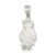 Sterling Silver Girl Martial Arts Charm hide-image