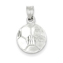 Sterling Silver Soccer Ball Charm hide-image