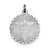 Sterling Silver Caduceus Disc Charm hide-image
