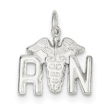 Sterling Silver Nurse Symbol Charm hide-image