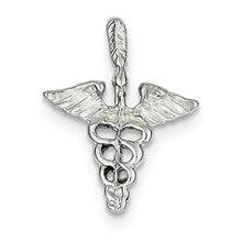 Sterling Silver Caduceus Charm hide-image