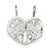 Sterling Silver Mother Daughter 2-piece break apart Charm hide-image