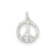 Peace Charm in Sterling Silver