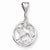 Sterling Silver Hummingbird W/Flowers Charm hide-image