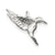 Hummingbird Charm in Sterling Silver