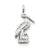 Pelican Charm in Sterling Silver
