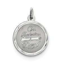 Sterling Silver On Graduation Day Disc Charm hide-image