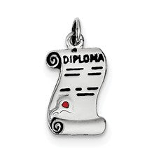 Sterling Silver Diploma Charm hide-image