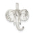 Sterling Silver Elephant Head Charm hide-image