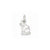 Cat Charm in Sterling Silver