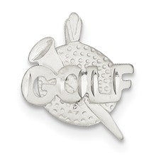 Sterling Silver Golf Ball Charm hide-image
