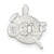 Sterling Silver Golf Ball Charm hide-image