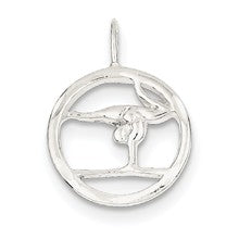 Sterling Silver Gymnastics Charm hide-image