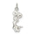 Sterling Silver Cheerleader Charm hide-image