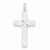 Sterling Silver Diamond-cut Cross pendant, Fine Pendants for Necklace