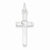 Sterling Silver Latin Cross Pendant, Delightful Pendants for Necklace