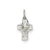 Iona Cross Charm in Sterling Silver