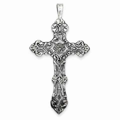 Sterling Silver Cross Pendant, Gorgeous Pendants for Necklace