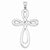 Sterling Silver Cross Pendant, Stylish Pendants for Necklace