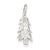 Sterling Silver Christmas Tree Charm hide-image