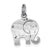 Sterling Silver Elephant Charm hide-image