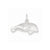 Manatee Charm in Sterling Silver