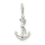 Sterling Silver Anchor Charm hide-image