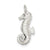 Seahorse Charm in Sterling Silver