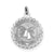 Wedding Bells Disc Charm in Sterling Silver