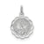 A Date To Remember Disc Charm in Sterling Silver