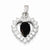 Sterling Silver Garnet & CZ pendant, Exquisite Pendants for Necklace