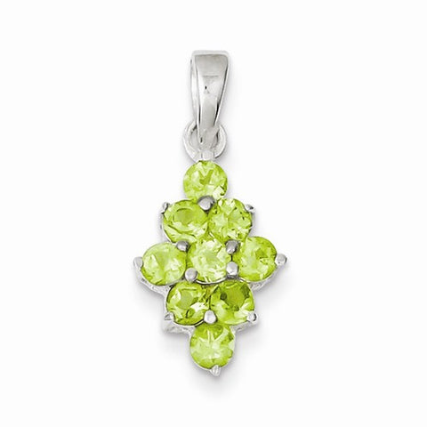 Sterling Silver Peridot pendant, Appealing Pendants for Necklace