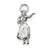 Sterling Silver Hula Dancer Charm hide-image