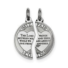 Sterling Silver Break apart Mizpah Charm hide-image