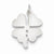Sterling Silver 4-leaf Clover Disc Pendant, Pendants for Necklace