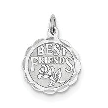 Sterling Silver Best Friends Disc Charm hide-image