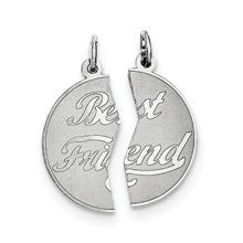 Sterling Silver 2-piece Best Friend Disc Charm hide-image