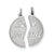 Sterling Silver 2-piece Best Friend Disc Charm hide-image