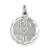 Sterling Silver Jesus Loves Me Disc Charm hide-image