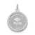 Graduation Day Disc Charm in Sterling Silver