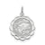 Graduation Day Disc Charm in Sterling Silver