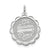 Sterling Silver On Graduation Day Disc Charm hide-image