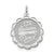 On Graduation Day Disc Charm in Sterling Silver