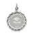 Graduation Day Disc Charm in Sterling Silver