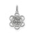 Happy Birthday Disc Charm in Sterling Silver