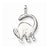 Sterling Silver Brontosaurus Pendant, Pendants for Necklace