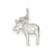 Moose Charm in Sterling Silver