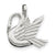 Swan Charm in Sterling Silver